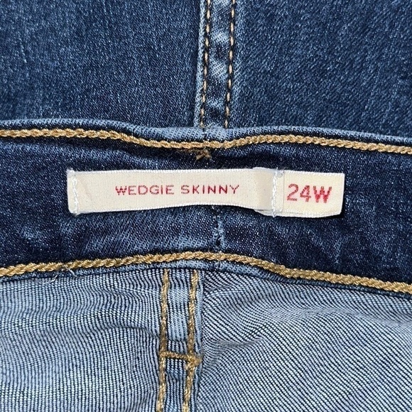 Levi’s Wedgie Skinny Jeans Hit The Brakes Medium Wash - Picture 6 of 14